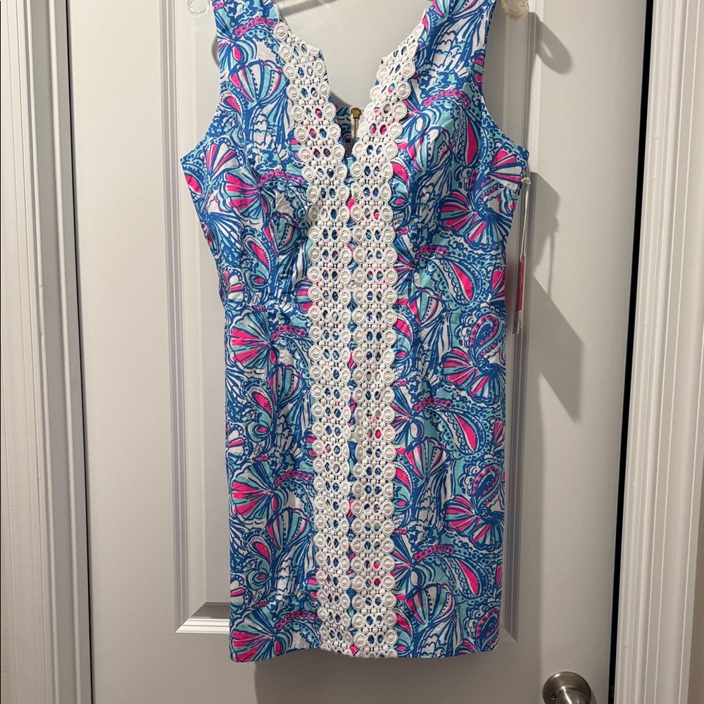 NWT Lilly Pulitzer for Target shift dress in my fans. Size 14